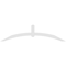 Ekena Millwork Archdale Architectural Grade PVC Gable Bracket, 84"W x 21"H x 2"D x 4"F, 6/12 Pitch GBP084X21X0204ARC00 - alternate 3